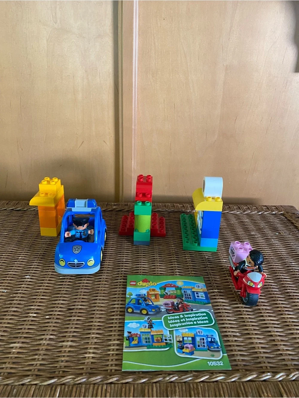 LEGO Duplo 10532 My First Police Set Incomplete w/ Instruction Manual